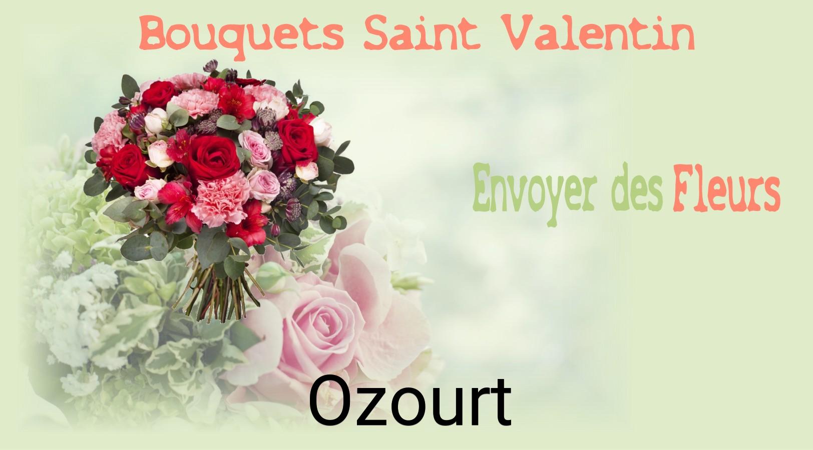 Roses de Saint-Valentin livrées à Ozourt
